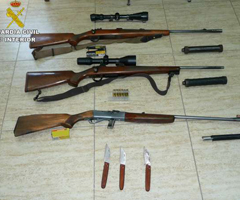 La Guardia Civil imputa a cuatro cazadores un delito contra la fauna por caza furtiva